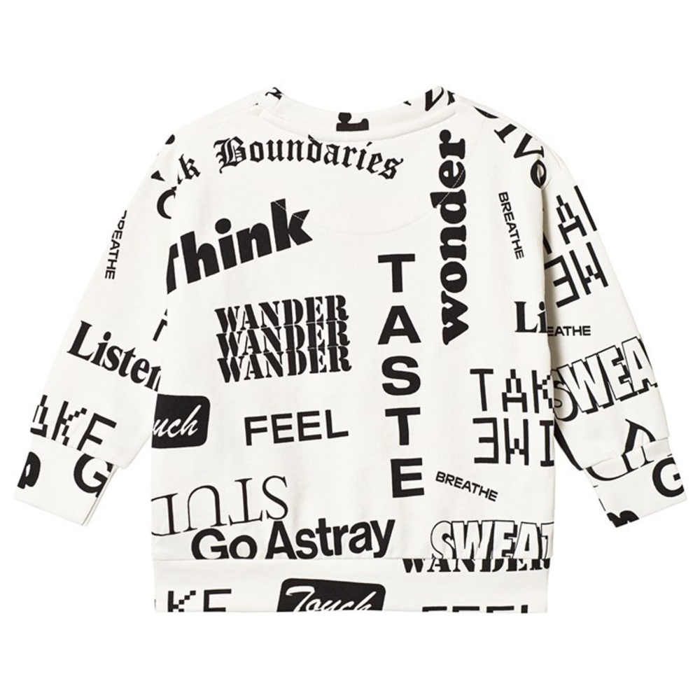 NWT Molo Madsim Words Sweatshirt - Picture 3 of 7